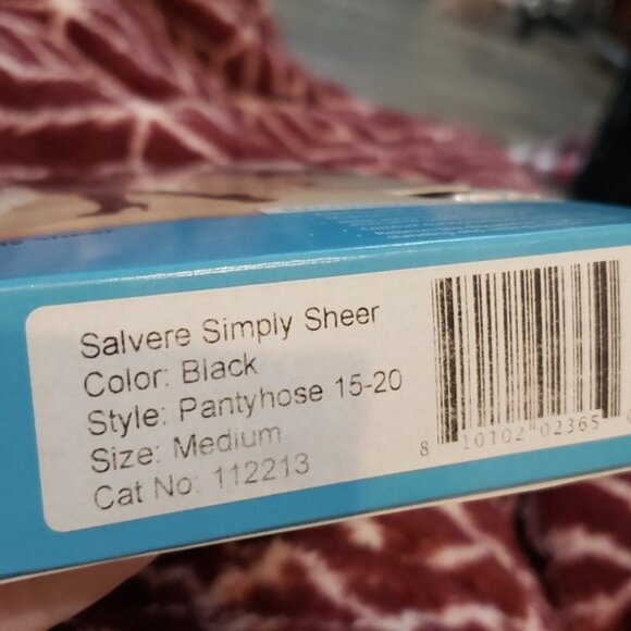 Salvere Medical Simply Sheer Pantyhose 15-20 Compression Stocking Size M… - Picture 4 of 7